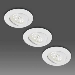 Briloner Bílé LED podhledové svítidlo v sadě 3 - otočné obraz