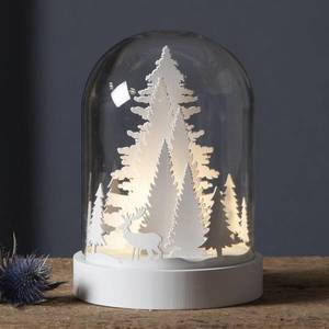 STAR TRADING LED dekorativní světlo Kupol lesní scéna, bílá obraz