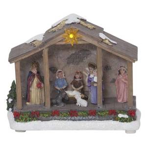 STAR TRADING Nativity LED dekorativní světlo, baterie, 19 cm obraz