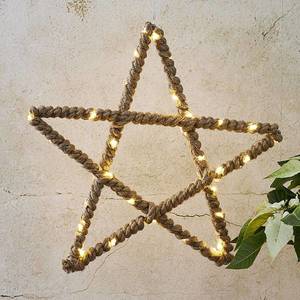 STAR TRADING Jutta LED dekorační hvězda s jutovým lankem obraz