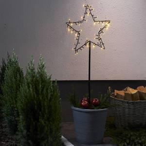 STAR TRADING Spiky LED dekorativní hvězda pro exteriér, baterie obraz