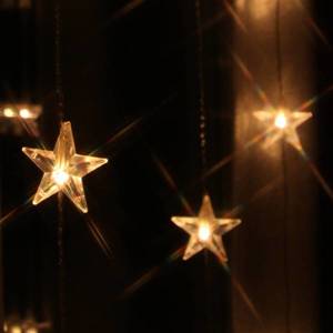 STAR TRADING Deset pramenů - LED světelná clona Star 20 žárovek obraz