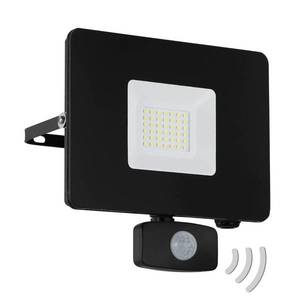 EGLO Faedo 3 LED venkovní reflektor, senzor, černá, 30W obraz