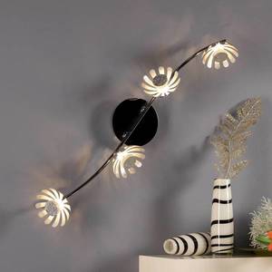 Eco-Light LED nástěnné světlo Bloom čtyři zdroje stříbrné obraz