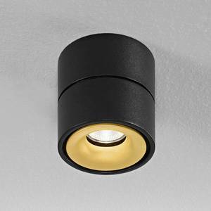 Egger Licht Egger Clippo LED stropní spot, černý-zlatá, 2700 K obraz