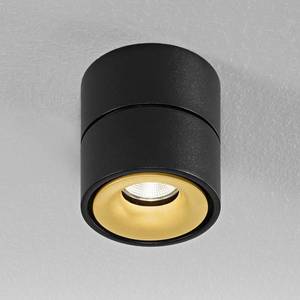 Egger Licht Egger Clippo LED stropní spot, černý-zlatá, 3000 K obraz