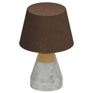 EGLO Stolní lampa Tarega textilní s betonovou základnou obraz