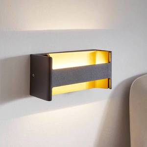 EGLO Feloniche LED nástěnné svítidlo, černá/zlatá obraz