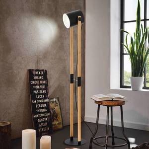 EGLO Hornwood stojací lampa s dřevěným stojanem obraz