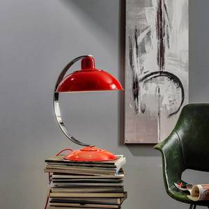 Elstead Svěží červená - stolní lampa Franklin obraz