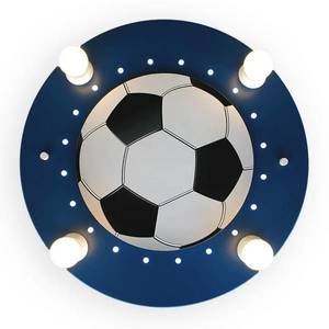 Elobra Stropní světlo Fotbal čtyři zdroje tmavomodro-bílá obraz