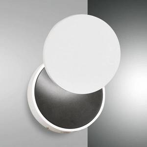Fabas Luce LED nástěnné světlo Ara, čtecí spot, bílá-černá obraz