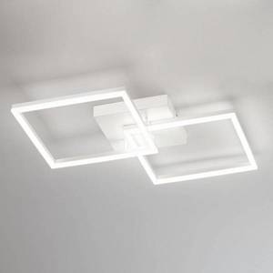 Fabas Luce Moderní stropní LED svítidlo Bard v bílé barvě obraz