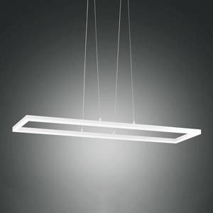 Fabas Luce LED závěsné světlo Bard, 92x32 cm v bílé barvě obraz