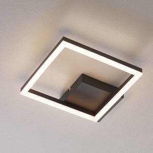 Fabas Luce LED stropní světlo Bard 27x27 cm, antracit obraz