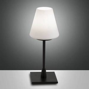 Fabas Luce LED stolní lampa Lucy s dotykovým stmívačem, černá obraz