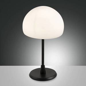 Fabas Luce LED stolní lampa Gaia s dotykovým stmívačem, černá obraz