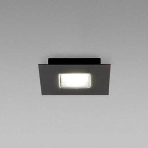 Fabbian Fabbian Quarter - černé LED stropní svítidlo 1zdr obraz