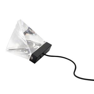 Fabbian Fabbian Tripla stolní lampa LED křišťál antracit obraz