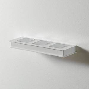 Fabbian Fabbian Quarter - bílé LED nástěnné světlo 3zdr obraz