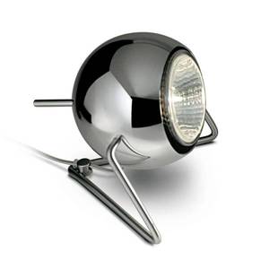 Fabbian Fabbian Beluga Steel Chrom-Stolní lampa, Ø 9 cm obraz