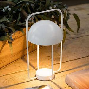 FARO BARCELONA Stolní lampa Jellyfish, přenosná, baterie, bílá obraz