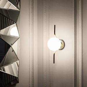 FARO BARCELONA LED nástěnné světlo Le Vita s opálovým sklem obraz