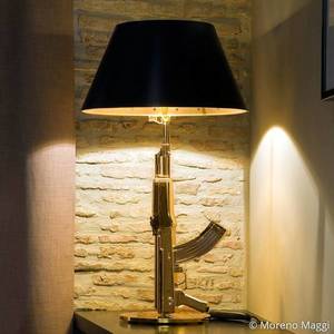 FLOS FLOS Table Gun - stolní lampa, zlato obraz