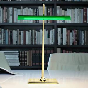 FLOS FLOS Goldman - stolní lampa s USB, zelená obraz