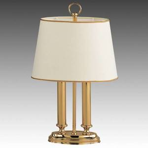 Knapstein Exkluzivní stolní lampa Queen mini, mosaz obraz