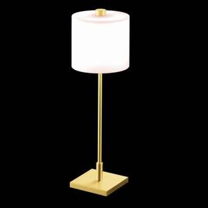 Knapstein KNAPSTEIN stolní lampa LED MERCY, mosaz matná obraz