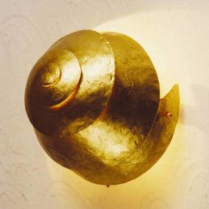 Holländer Nástěnné světlo Snail One ve zlaté obraz