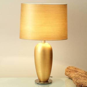 Holländer Klasická stolní lampa EPSILON zlatá, výška 65 cm obraz