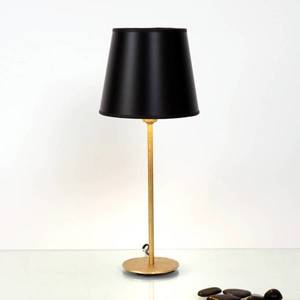 Holländer Stolní lampa Mattia s kulatým stínidlem v černé obraz