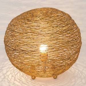 Holländer Stolní lampa Campano zlatá, 40 cm průměr obraz