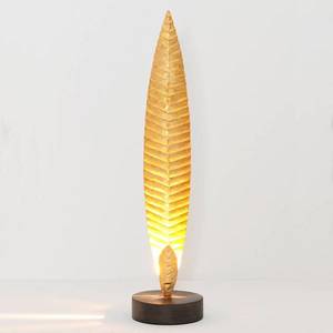 Holländer Stolní lampa Penna zlatá, výška 38 cm obraz