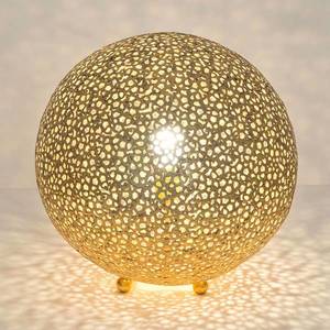 Holländer Stolní lampa Lily Grande, Ø 43 cm, zlatá obraz