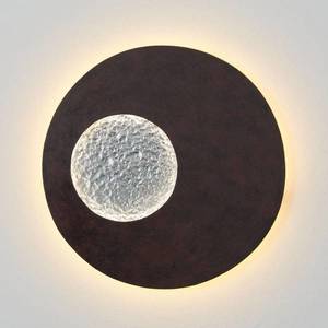 Holländer LED nástěnné světlo Luina Ø 40 cm vnitřek stříbrný obraz