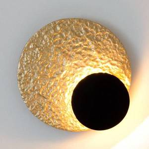 Holländer LED nástěnné světlo Infinity ve zlaté, Ø 26 cm obraz