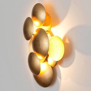 Holländer LED nástěnné svítidlo Bolladaria, 3 zdroje, zlatá obraz
