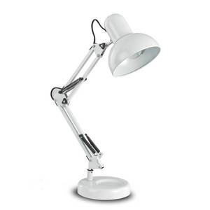 Ideallux Stolní lampa Kelly s kloubovým ramenem, E27, bílá obraz