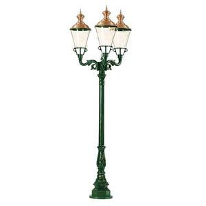 K.S. Verlichting Třízdrojová pouliční svítilna Parijs, zelená obraz