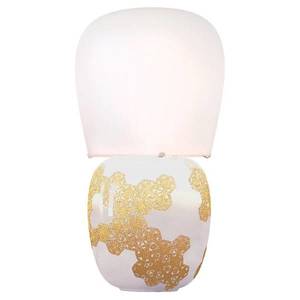 Kundalini Kundalini Hive - keramická stolní lampa bílá obraz