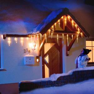 Konstsmide Christmas LED světelný závěs s 16 rampouchy, teplá bílá obraz