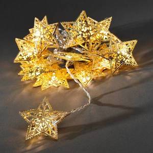 Konstsmide Christmas LED světelný řetěz 16 žárovek, se zlatými hvězdami obraz