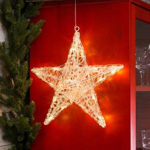 Konstsmide Christmas Pěticípá akrylová hvězda Ingar s LED obraz