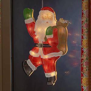 Konstsmide Christmas Okenní silueta Santa Claus LED 20 zdrojů obraz