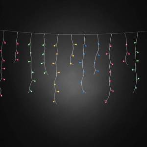 Konstsmide Christmas LED světelný závěs Ledový déšť, barevný 200 zdrojů obraz