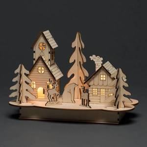 Konstsmide Christmas LED vánoční oblouk dům a zvířátka obraz