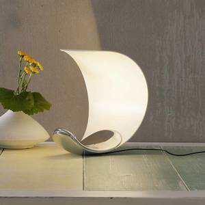 Luceplan Designová stolní lampa Curl bílá/zrcadlená obraz
